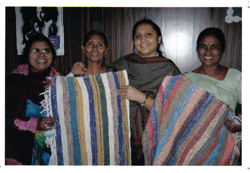 Vidya Dhara - Shatrangi made from old and torn saris - 100% Eco-Friendly!